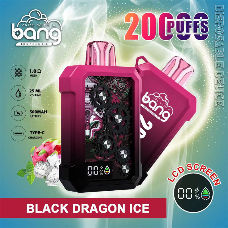 BANG 25000 Puffs Vape 25K Disposable Vape Pen E Cigarette Prefilled 30ml 650mAh