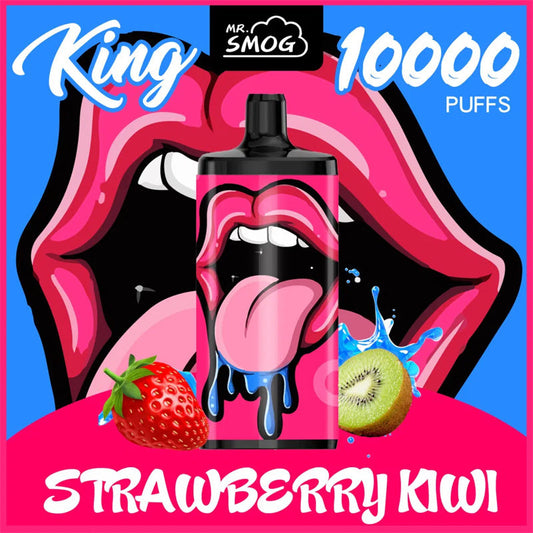 Mr SMOG king 10000 Puffs Disposable Vape - 20mL, 5% Nic Salt, Dual Mesh Coil