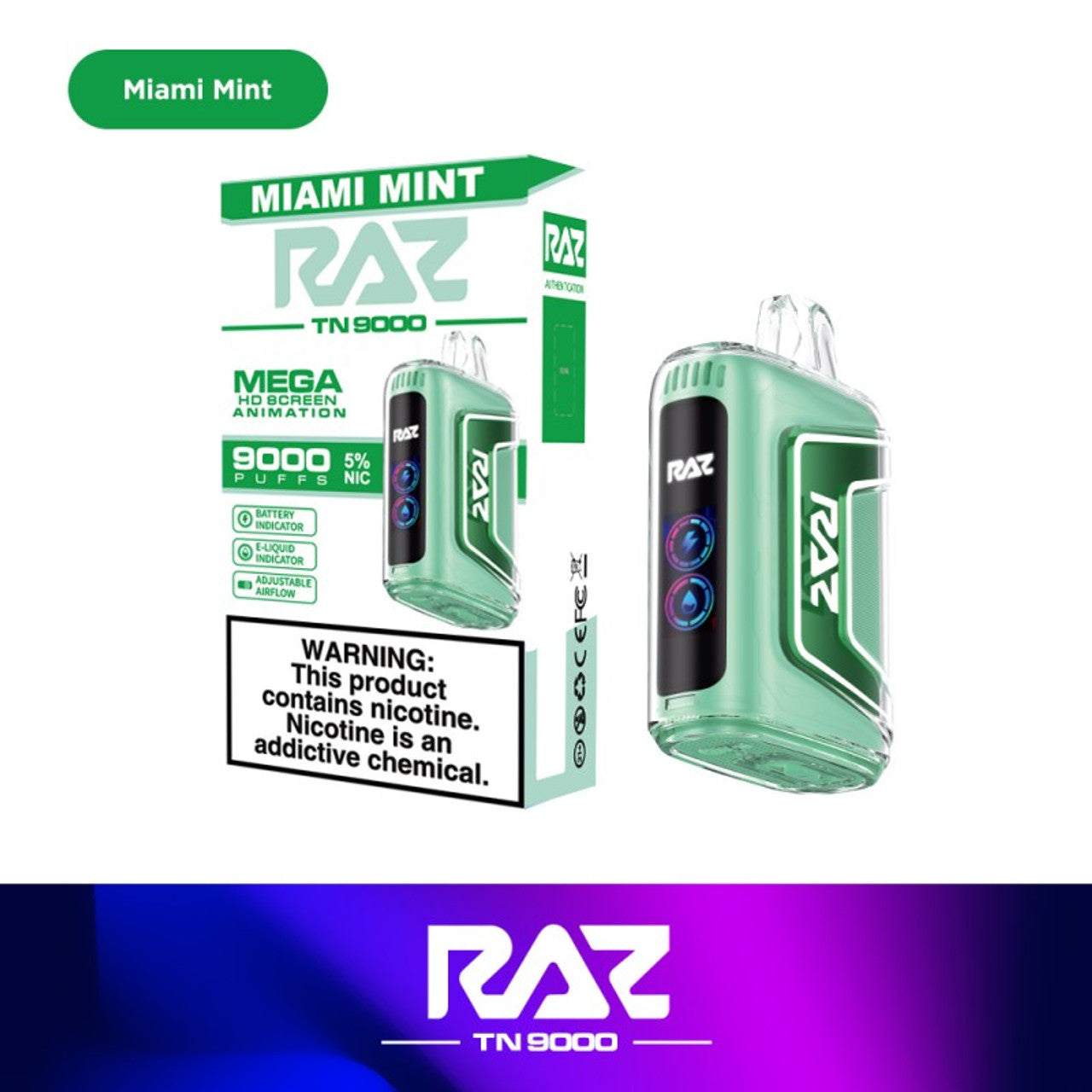 RAZ d TN9000 - Miami Mint