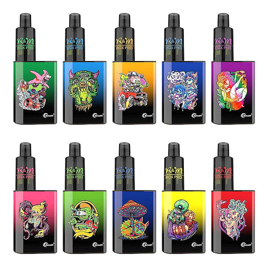 R&M BOX PRO 6000 Puffs 5% Nicotine Rechargeable Disposable vape