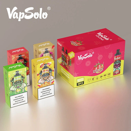 22ml Disposable Vape - 650mAh, 20mg Nicotine, 10 Flavors, LED Display
