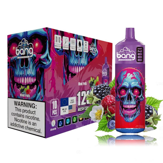 Vape 12k Bang Box 12000 Puffs disposable vapor popular in France Poland-650mAh Battery, 23ml E-liquid, Multiple Nicotine 20 Flavors