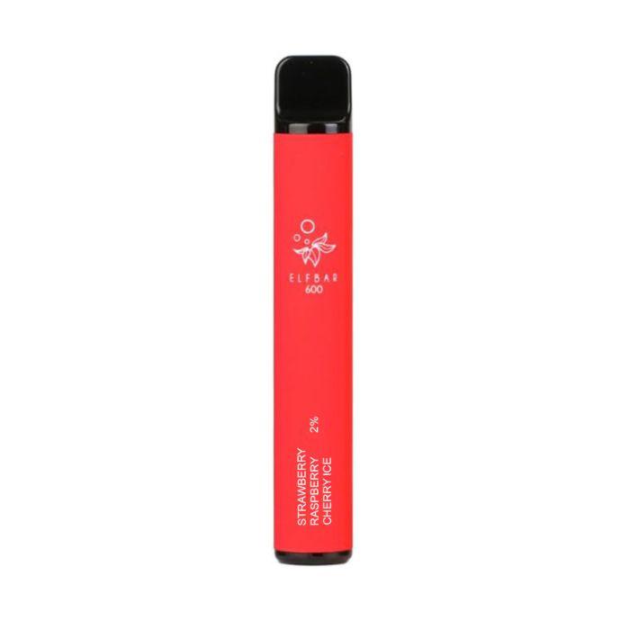 Elf Bar 600 Disposable - Strawberry Raspberry Cherry Ice 2%