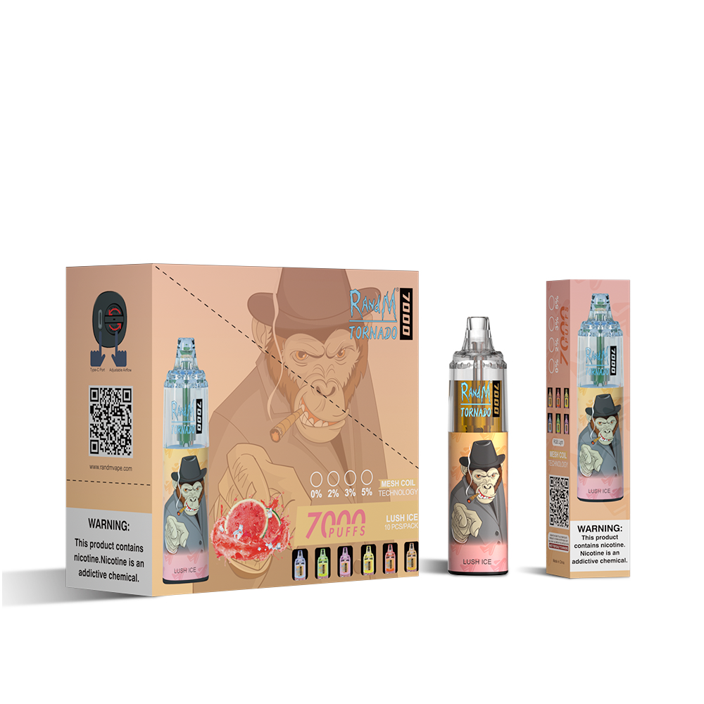 RAndM Tornado 7000 Puffs Disposable Vape Pack Of 10
