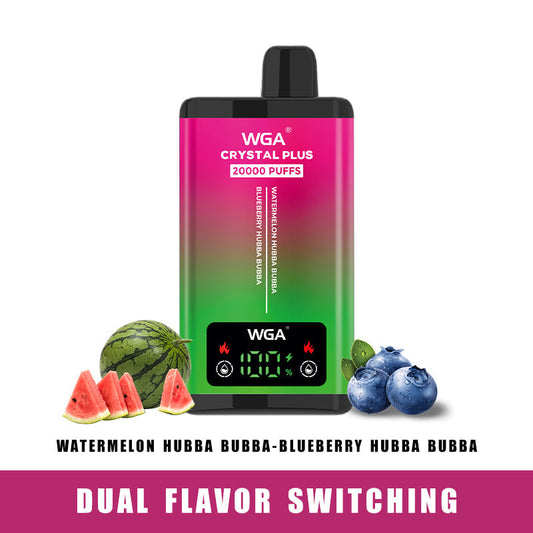 WGA vape WATERMELON HUBBA BUBBA/BLUEBERRY HUBBA BUBBA Pro Max Extra 20000 Puffs Disposable Vape