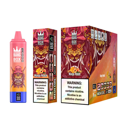 BANGBOX 20000 Puffs Disposable Vape Wholesale-850mAh Battery, 35ml E-liquid, Multiple Nicotine 12 Flavors