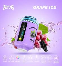 ATVS 120000 120K Puffs:DTL Hookah Head Disposable Vape with LED Display ;50 ml, 2200 mAh, DTL, USB-C
