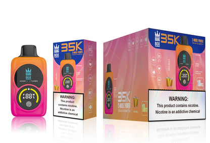 Bang Box 35000 Puffs Disposable Vape - 35ml E-Liquid, 700mAh Disposable Vape 12 Flavors