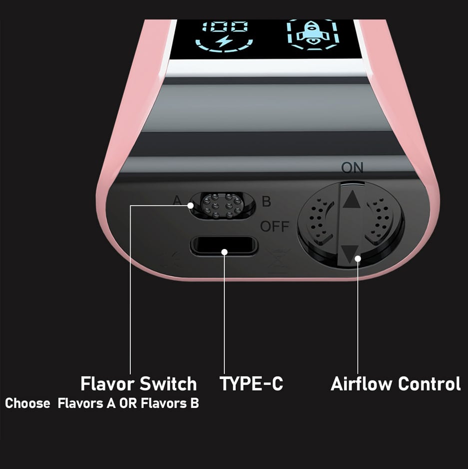 WATERMELON ICE & LYCHEE -FIBIE 15000 PUFFS Dual Flavors Disposable Vapor Wands(15000 PUFFS)