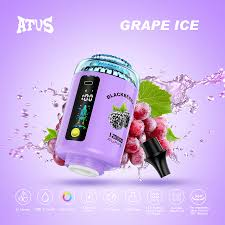 ATVS 120000 120K Puffs:DTL Hookah Head Disposable Vape with LED Display ;50 ml, 2200 mAh, DTL, USB-C