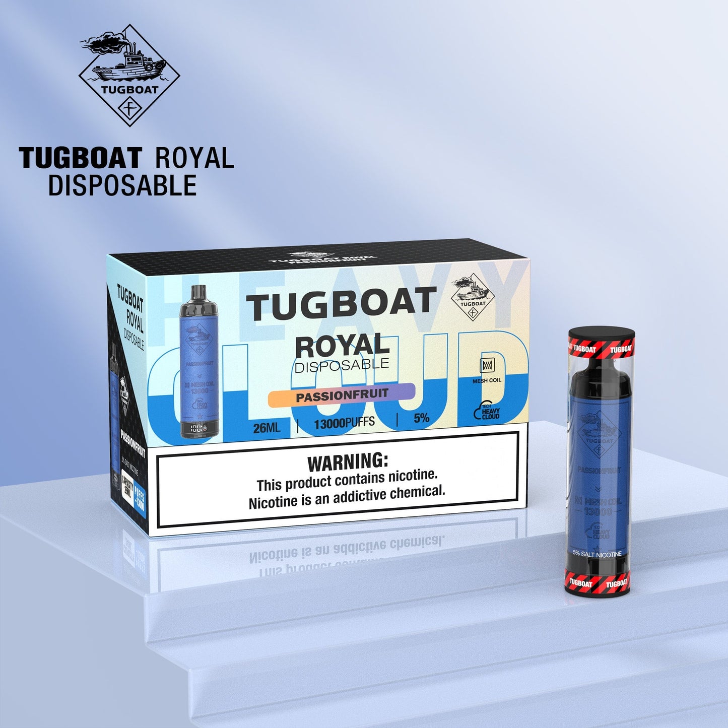 TUGBOAT Royal  13000 Puffs Disposable Vape Wholesale