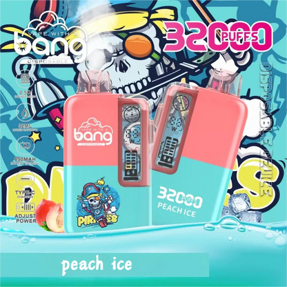 Bang Disposable 32k Puffs Vape Bulk Price and Best Sale-650mAh Battery, 32ml E-liquid, Multiple Nicotine 12 Flavors