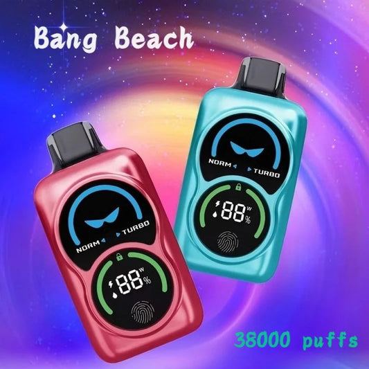 Bang Beach 38000 Diposable Vape Discount Price Good Sale Vape-850mAh Battery, 38ml E-liquid, Multiple Nicotine 12 Flavors
