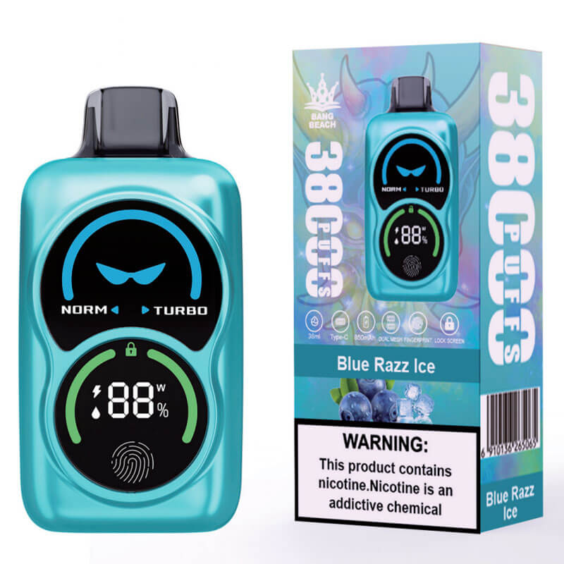 Bang Beach 38000 Puffs Vape - 38ml 850mAh E-liquid, 0%-5% Nicotine, 12 Flavors