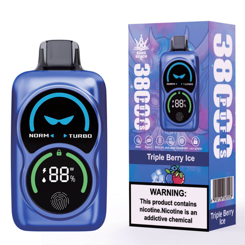 Bang Beach 38000 Puffs Disposable Vape - 38ml E-Liquid, 850mAh Battery