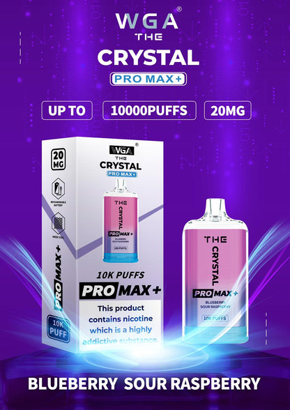 The Crystal Pro Max + 10000 Puffs Disposable Vape Pod