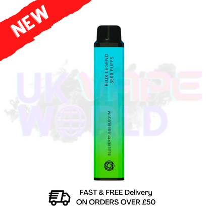 Elux Legend 3500 Puff Blueberry Bubblegum Bar