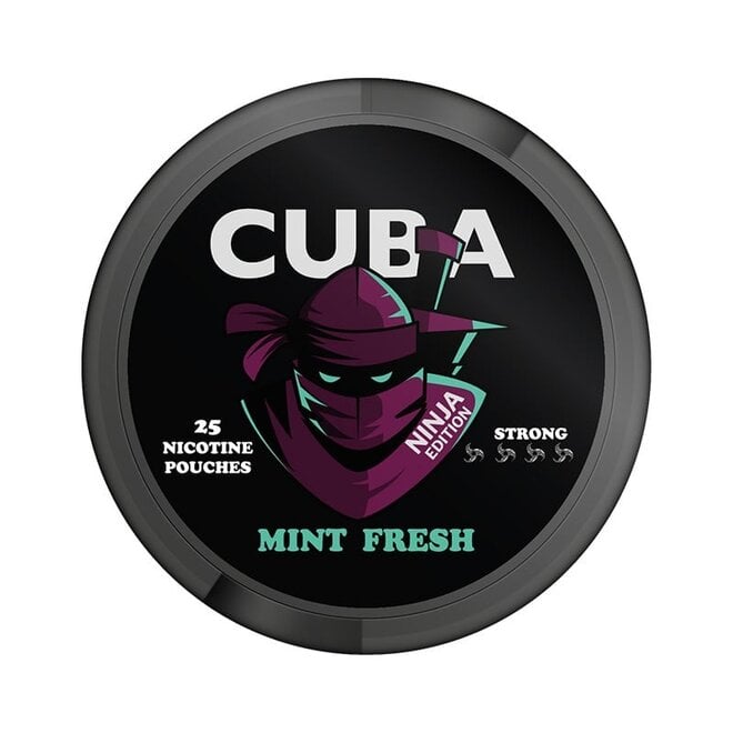 Cuba Nicotine Pouches  - White/ Black/ Ninjia