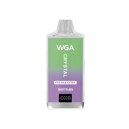 Pack of 10 WGA Crystal Pro Max Extra 15000 Puffs Disposable Vape-2ml E-liquid, Multiple Nicotine 28 Flavors