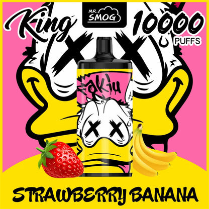 Mr SMOG king 10000 Puffs Disposable Vape - 20mL, 5% Nic Salt, Dual Mesh Coil
