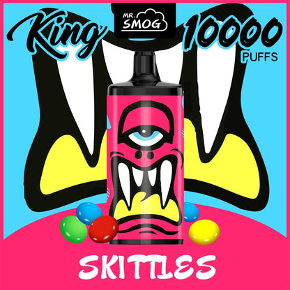 Mr SMOG king 10000 Puffs Disposable Vape - 20mL, 5% Nic Salt, Dual Mesh Coil