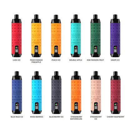 Elf Box Shisha 16000 Puff 16k Bar E Cigarette Disposable Vape With Pen Hookah Led Display Wholesale