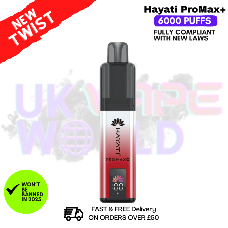 Fizzy Cherry Hayati Pro Max Plus 6000Puff Kit