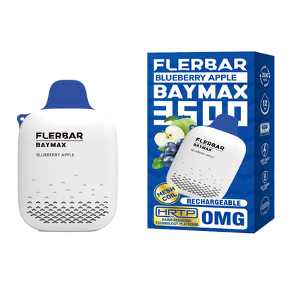 FLERBAR BAYMAX 3500 DISPOSABLE POD DEVICE 0MG nic with Best New flavours