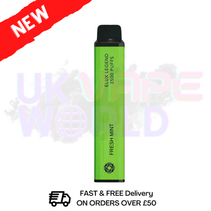 Elux Legend 3500 Puff Fresh Mint Bar
