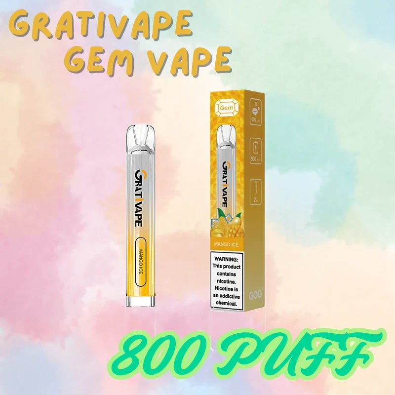 Grativape Gem Disposable 800 Puffs Bulk Vape Cheaper Price