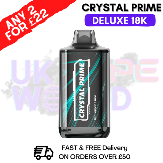 Lemon Crystal Prime Deluxe 18000 Puffs 18K PUFF