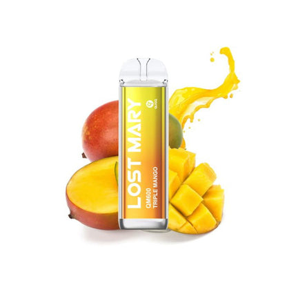 Lost Mary QM600 - 600 Puffs, 20mg Nic Salt, 10 Flavors