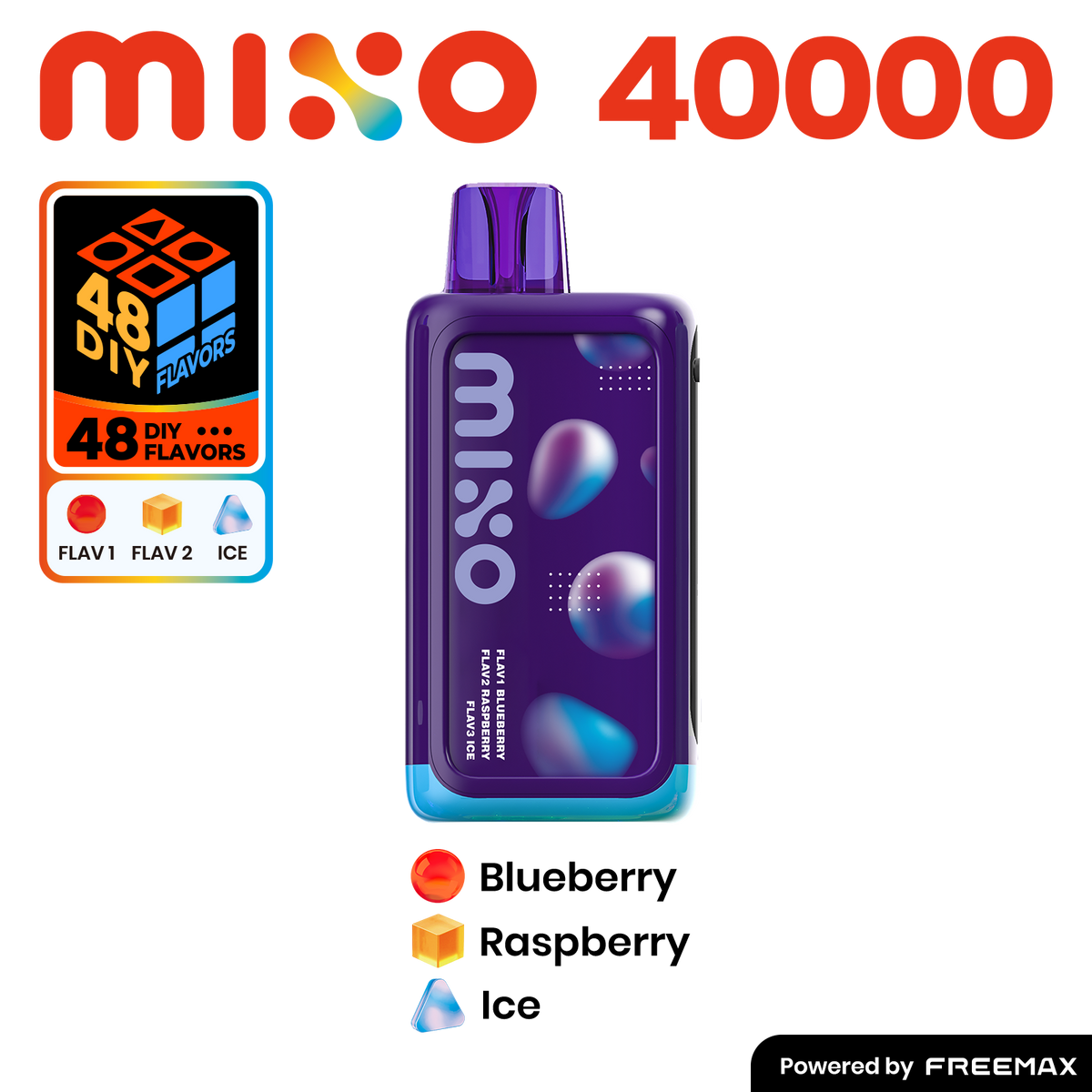 MIXO 40K by Freemax 3 Flavored Disposable