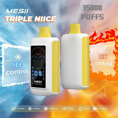 Mesii TRIPLE NIICE 35K (ICE+NICOTINE CONTROL) Best Price Discount Sale