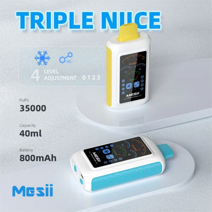 Mesii TRIPLE NIICE 35K (ICE+NICOTINE CONTROL) Best Price Discount Sale