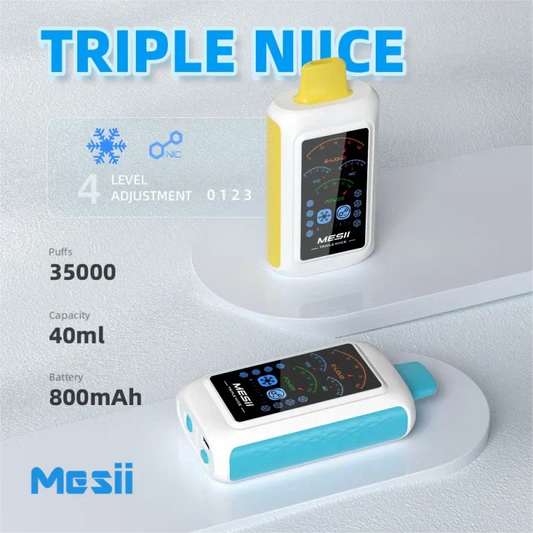 Mesii TRIPLE NIICE 35K (ICE+NICOTINE CONTROL) Best Price Discount Sale