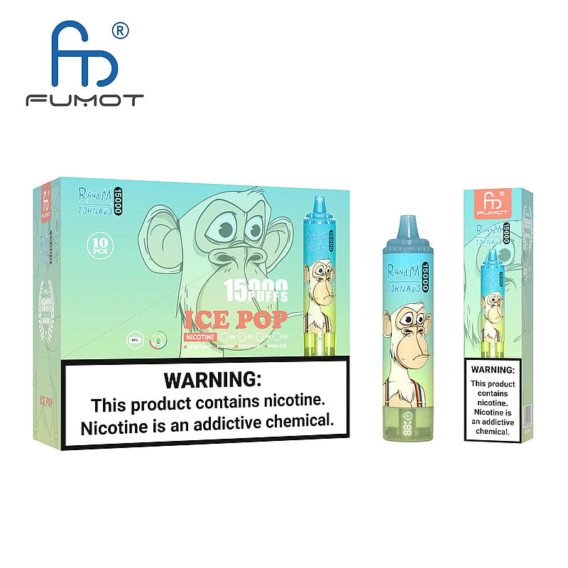 RandM Tornado 15000 Puffs 2% 5% Nicotine LED display Disposable E Cigarettes