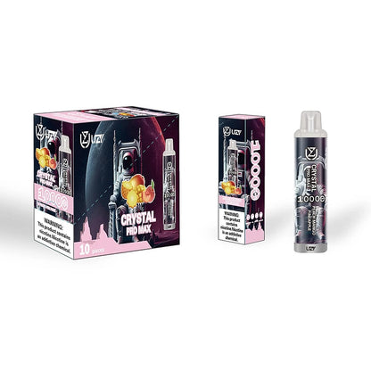 UZY Crystal Pro Max 10k Puffs 0% 2% 3% 5% Nicotine Rechargeable Disposable Pod