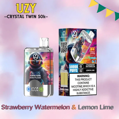 UZY Crystal Twin 50K Dual Flavors High Repurchase Rate Special Offer