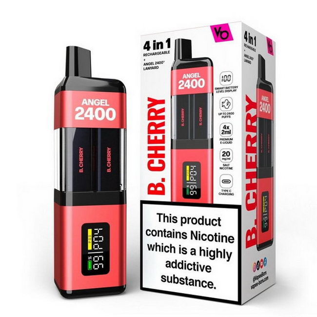 Vapes Bars Angel 4 in 1 2400 Rechargeable Vape Kit