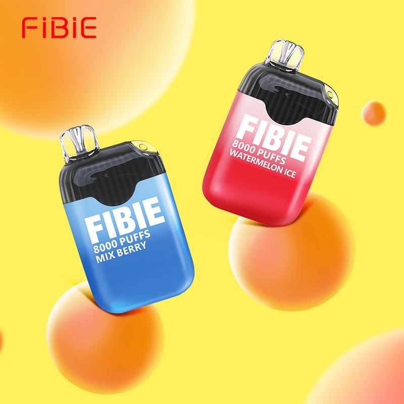 Strawberry--Ice-  FIBIE 8000 Puffs Disposable Vapor Wands(8000 PUFFS)