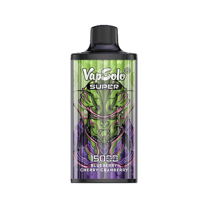 VapSolo Super 15K Puffs Disposable Vape | Ajustable Airflow,Mesh Coil,Type-C Port