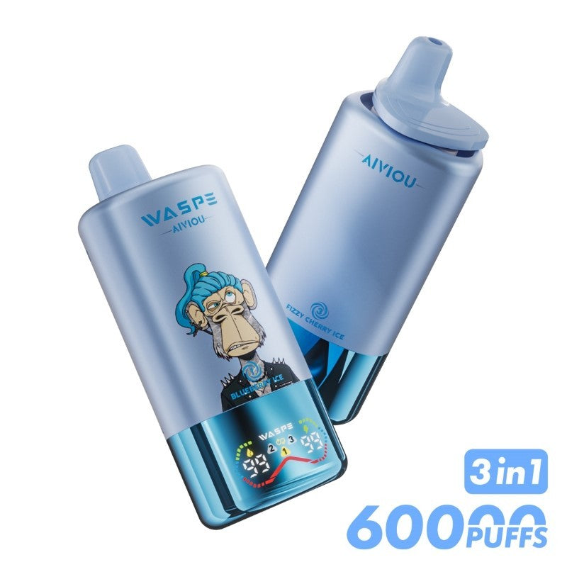 WASPE 60K 3-in-1 Triple Flavor Disposable Vape 54ml 5%