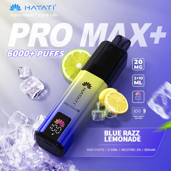 Hayati Pro Max+ 6000 Puffs Disposable Vape