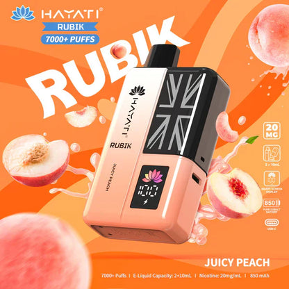 Hayati Rubik 7000 Puffs Disposable Vape (Box of 10)