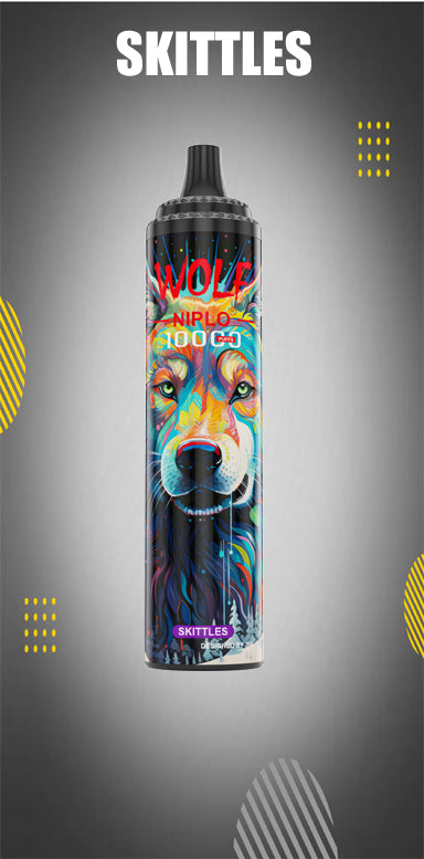 JNR Wolf Niplo  5% Disposable 10000 (Box of 10) 19 Flavors