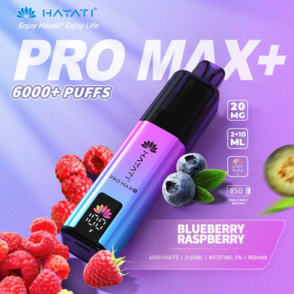 Hayati Pro Max+ 6000 Puffs Disposable Vape