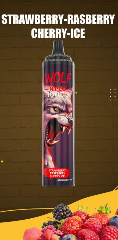 JNR Wolf Niplo  5% Disposable 10000 (Box of 10) 19 Flavors