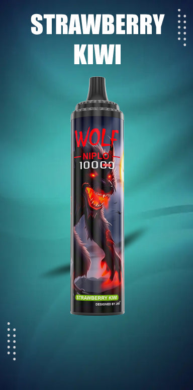 JNR Wolf Niplo  5% Disposable 10000 (Box of 10) 19 Flavors