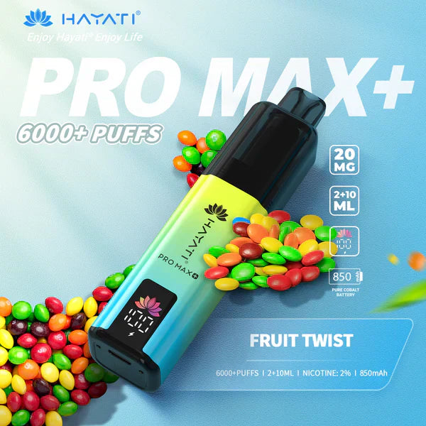 Hayati Pro Max+ 6000 Puffs Disposable Vape